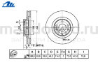 Диски тормозные FR для Mazda CX-9 (TB) (ATE)